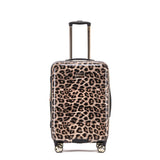 Tosca 67cm Checked Hard side Leopard Collection Polycarbonate Trolley luggage TCA111B
