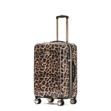 Tosca 67cm Checked Hard side Leopard Collection Polycarbonate Trolley luggage TCA111B