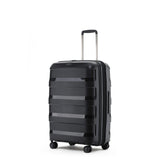 Tosca Comet - Checked 67cm Black - Polypropylene Medium Trolley luggage TCA200B