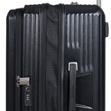 Eminent 76cm (Black) Top Lid front Opening design Hard side-Makrolon Trolley case KK50A