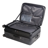 Eminent 76cm (Black) Top Lid front Opening design Hard side-Makrolon Trolley case KK50A