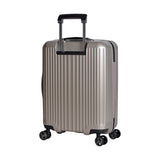 Eminent - Carry On 55cm - Champagne Top lid Front Opening design Hardside Trolley case with USB port KK50C