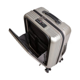 Eminent - Carry On 55cm - Champagne Top lid Front Opening design Hardside Trolley case with USB port KK50C