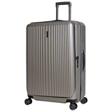 Eminent 76cm Checked  Hard side Makrolon (Champagne) Top Lid front Opening design Trolley case KK50A