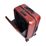 Eminent - Carry On 55cm - Antique Wine Polycarbonate Small Luggage with USB port KK50C