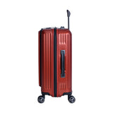 Eminent - Carry On 55cm - Antique Wine Polycarbonate Small Luggage with USB port KK50C