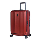 Eminent 67cm (Antique Wine) Top Lid Opening checked luxury Polycarbonate Trolley KK50B-Antique wine
