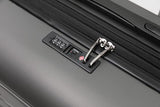 New Zealand Luggage Co - Checked Hard side 77cm Franz Josef Trolley Case SS604A-Charcoal