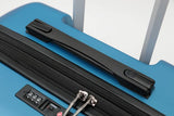 New Zealand Luggage Co - Checked 77cm Franz Josef Collection Trolley Luggage SS604A Lake Blue