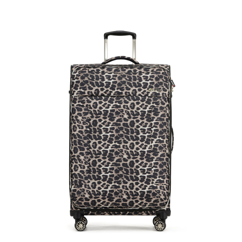 Tosca So-Lite softside Leopard trolley luggage set AIR4044 sizes 78cm/66cm/52cm