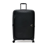 Tosca Space-X Collection 76cm luxury polypropylene top lid-front opening trolley luggage TCA100A Black