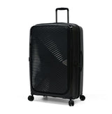 Tosca Space-X Collection 76cm luxury polypropylene top lid-front opening trolley luggage TCA100A Black