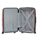 Tosca 67cm Comet Coral Hard side Polypropylene checked trolley case TCA200B