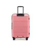 Tosca 67cm Comet Coral Hard side Polypropylene checked trolley case TCA200B