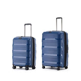 Tosca Storm Blue Comet 2-Pce set 78cm-Checked and 55cm-Carry on luggage package TCA200-Storm Blue