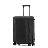 Tosca Knox Collection - 55cm Carry On - Black Clamp style locking system Luxury polypropylene Luggage TCA214C