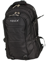 Tosca Black-50cm-H extra-large 40 litre multi compartment Back Pack TCA700-Black
