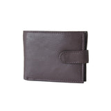 Tosca Men's Full grain RFID protected Wallet CH016-Brown