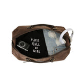 Tosca Waxed 65cm-L Canvas Collection Large Duffle Bag WC001