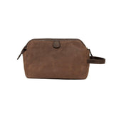 Tosca 25cm-W Waxed canvas collection wet pack toiletry bag WC006