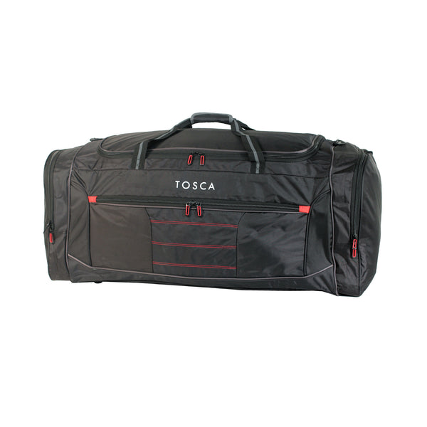 TCA794J Tosca Jumbo 90cm Black Sport/Travel Duffle Bag
