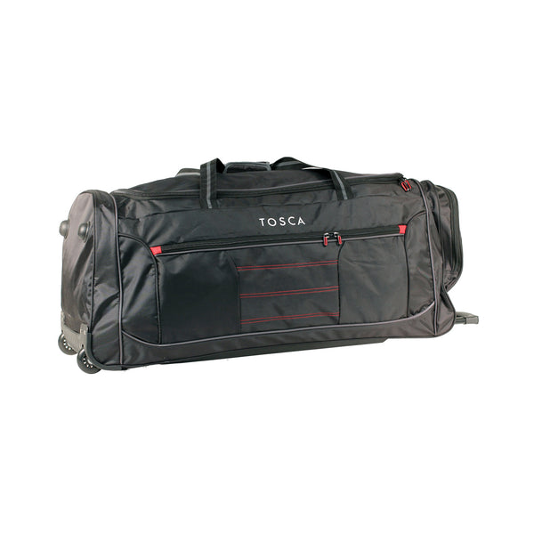 Tosca 90cm Black Jumbo wheeled Sport Duffle Bag TCA794TWJ-Black