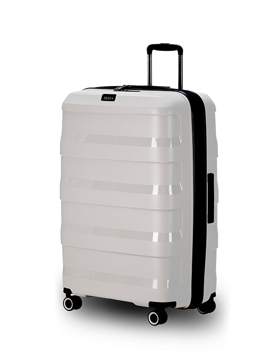 Tosca Comet Collection 78cm Hard side Polypropylene Trolley case TCA200A Cobblestone