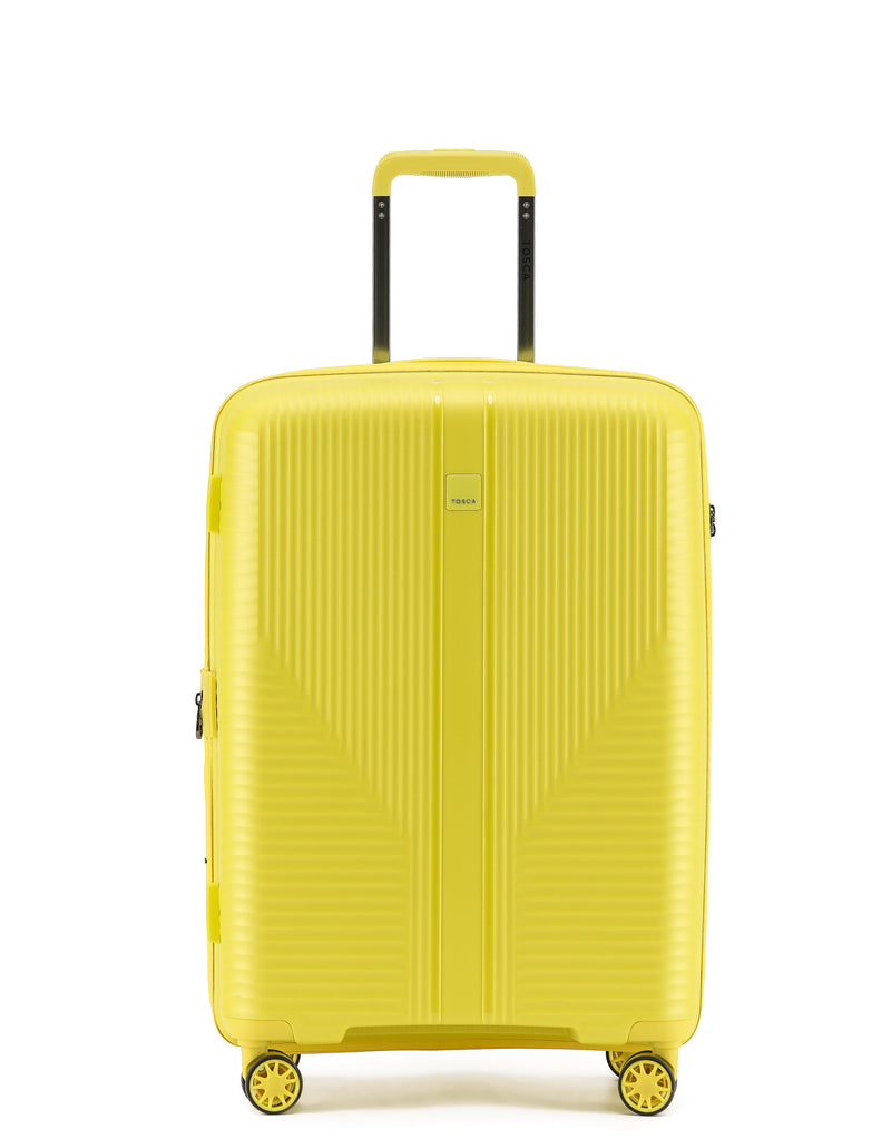 Tosca F-Lite Collection Polypropylene Full set 77/65/54cm Trolley cases TCA846-Yellow