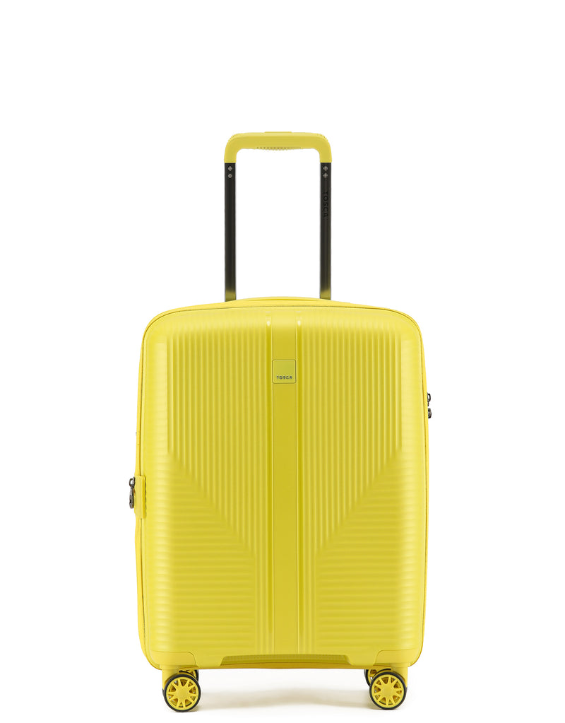Tosca F-Lite Collection Polypropylene Full set 77/65/54cm Trolley cases TCA846-Yellow