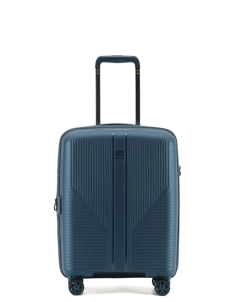 Tosca F-Lite Collection Polypropylene Premium Luggage set 77/65/54cm TCA846-Navy