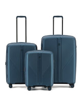Tosca F-Lite Collection Polypropylene Premium Luggage set 77/65/54cm TCA846-Navy
