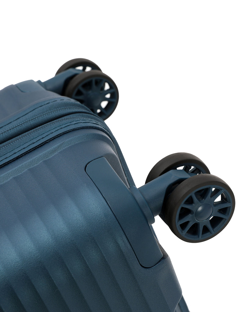 Tosca F-Lite Collection Polypropylene Premium Luggage set 77/65/54cm TCA846-Navy