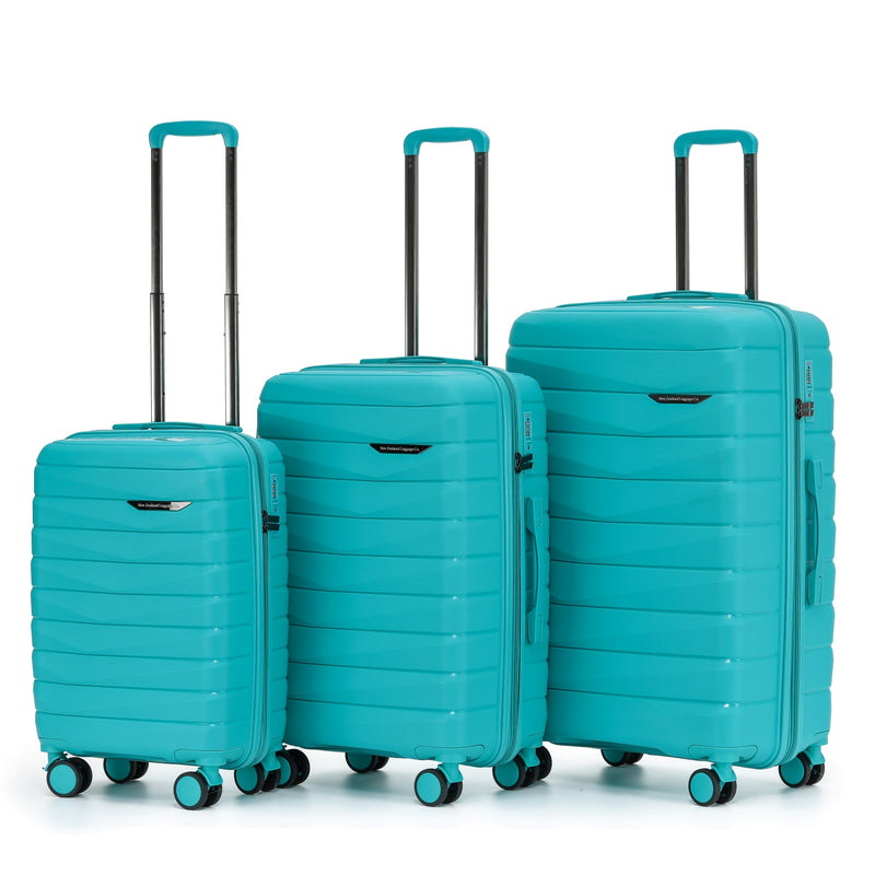 The New Zealand Luggage Co Pilot Collection Polypropylene Full-set 76/66/55cm Trolley cases NZ005-Full set Teal