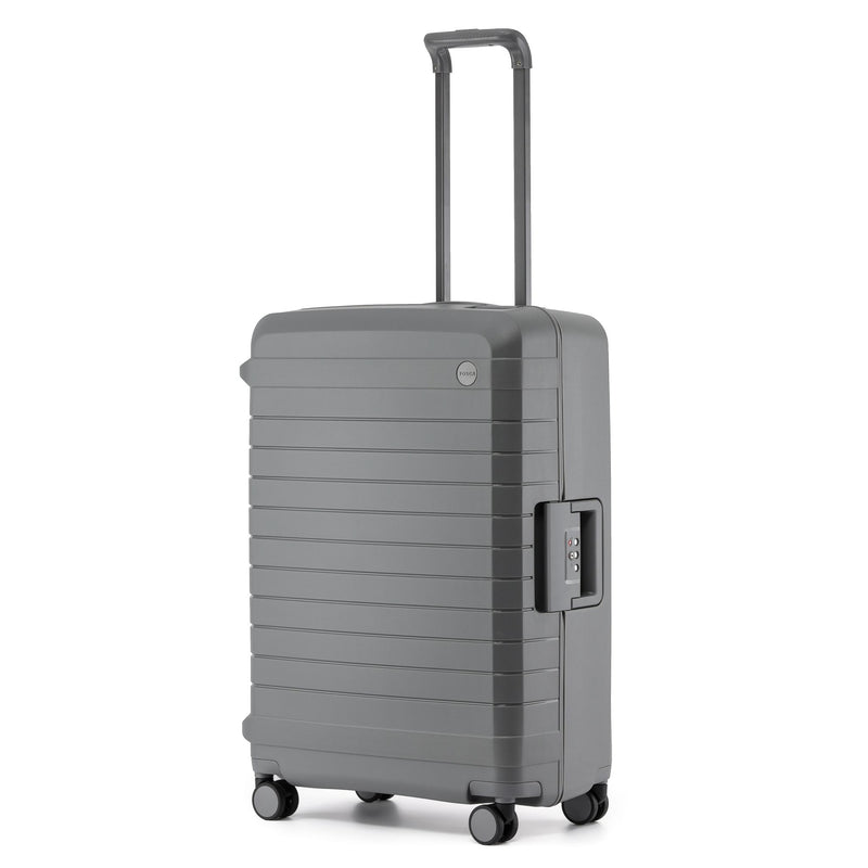Tosca Vault Collection Polypropylene 67cm Clamp style trolley case TCA219B-Grey