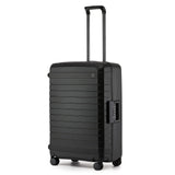 Tosca Vault Collection Clamp style Premium polypropylene luggage set 77/67/54cm trolleys TCA219-Black