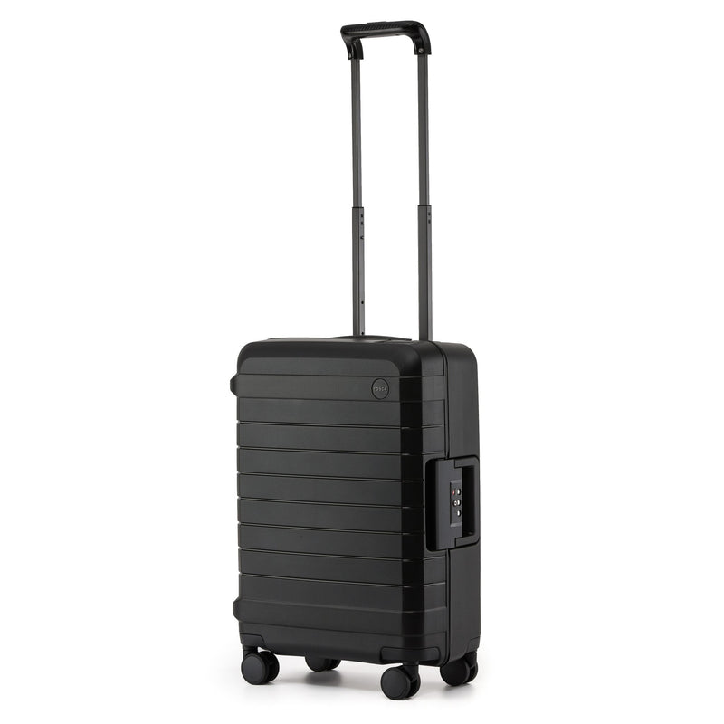 Tosca Vault Collection Clamp style Premium polypropylene luggage set 77/67/54cm trolleys TCA219-Black