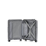 Tosca Vault Collection Clasp style Premium Polypropylene 54cm Carry on TCA219C-Grey