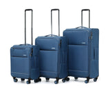 Tosca So-Lite 4.0 Collection Full-Set 79/67/54cm soft side Trolley cases AIR5055-Blue