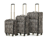 Tosca So-Lite 4.0 Collection Full set of travel trolleys 79cm/67cm/54cm AIR5055-Leopard