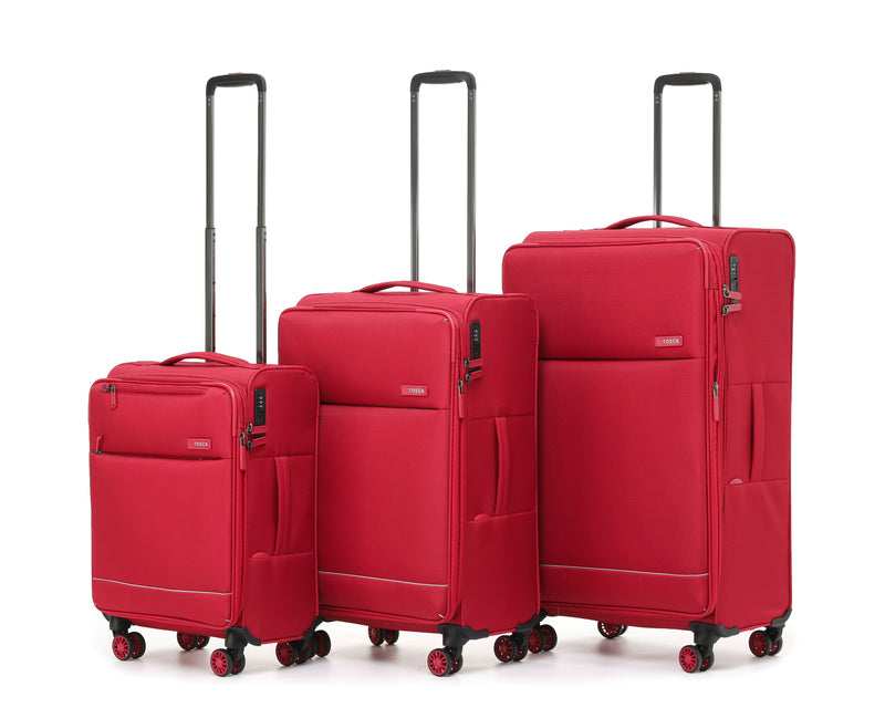 Tosca So-Lite 4.0 Collection full set of trolleys 79cm/67cm/54cm AIR5055-Red