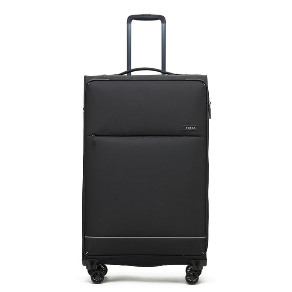 Tosca So-Lite 4.0 Collection 79cm-H Softside checked trolley case AIR5055A-Black