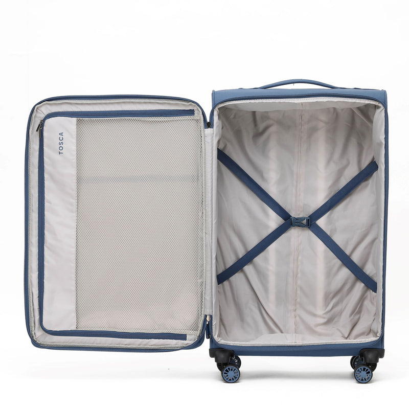 Tosca So-Lite 4.0 Collection 79cm-H Ultra light trolley case AIR5055A-Blue