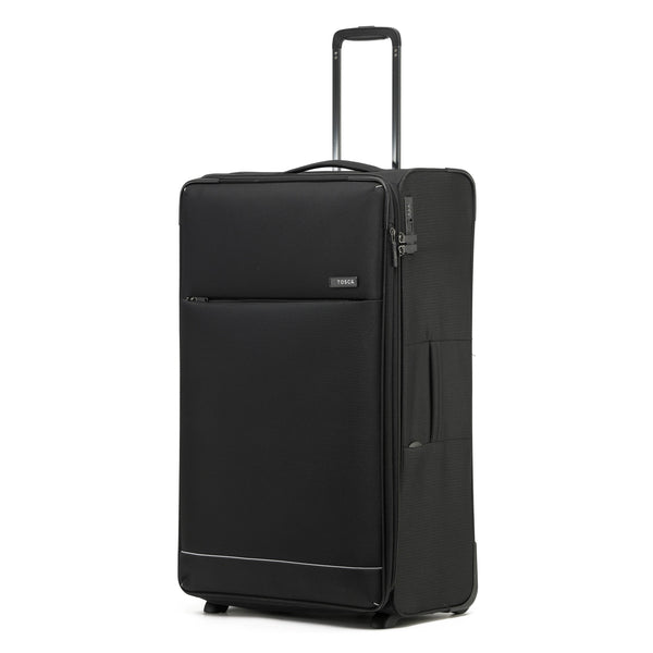 Tosca So-Lite 4.0 Collection 2-Wheel 79cm-H Soft side checked trolley case AIR5055W2-Black