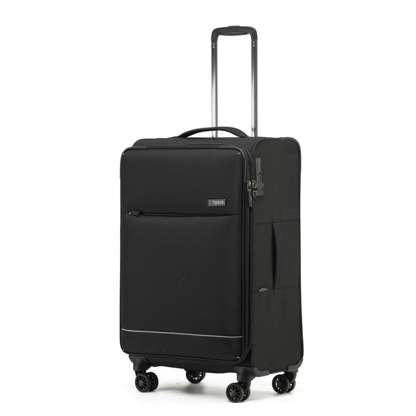 Tosca So-Lite 4.0 Collection 67cm-H Softside checked Trolley case AIR5055B-Black