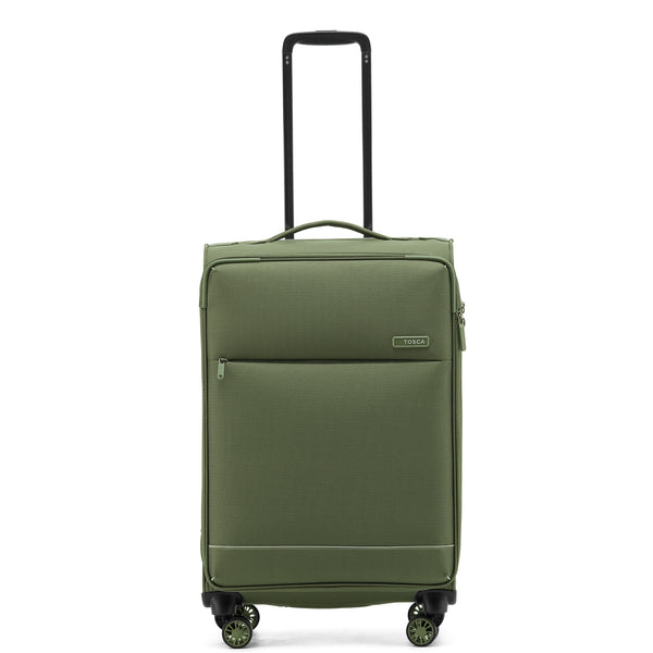 Tosca So-Lite 4.0 Collection 67cm-H soft side 4-wheel trolley case AIR5055B-Khaki