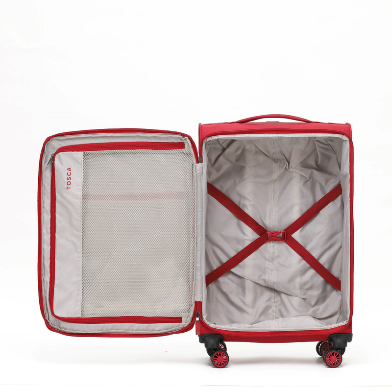 Tosca 67cm-H So-Lite 4.0 Collection trolley case AIR5055B-Red