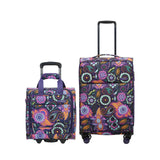 Tosca So-Lite 4.0 Collection 2-Pce set 67cm Suitcase/38cm Underseat AIR5055 - Paisley