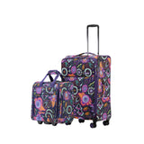 Tosca So-Lite 4.0 Collection 2-Pce set 67cm Suitcase/38cm Underseat AIR5055 - Paisley