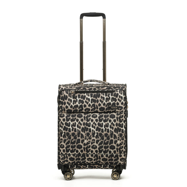 Tosca So-Lite 4.0 Collection Soft side carry-on trolley case AIR5055C-Leopard