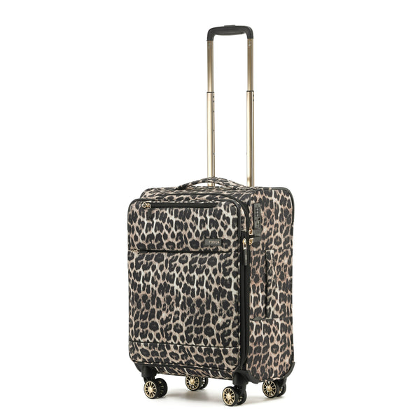 Tosca So-Lite 4.0 Collection Soft side carry-on trolley case AIR5055C-Leopard